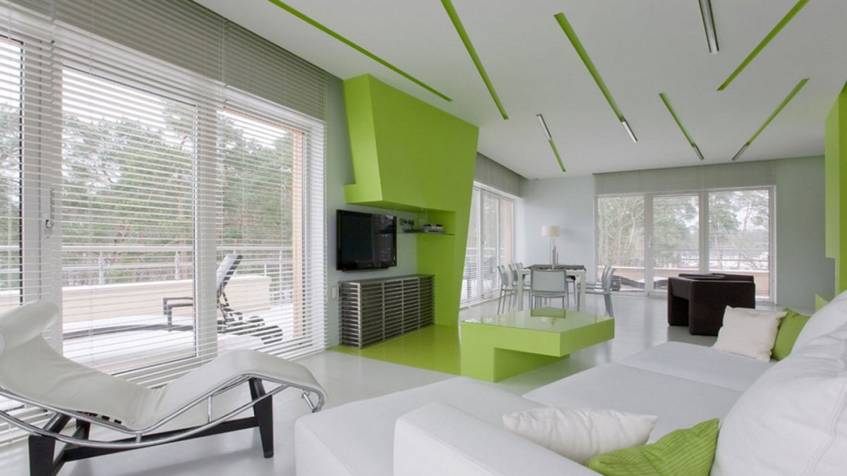 Белый интерьер