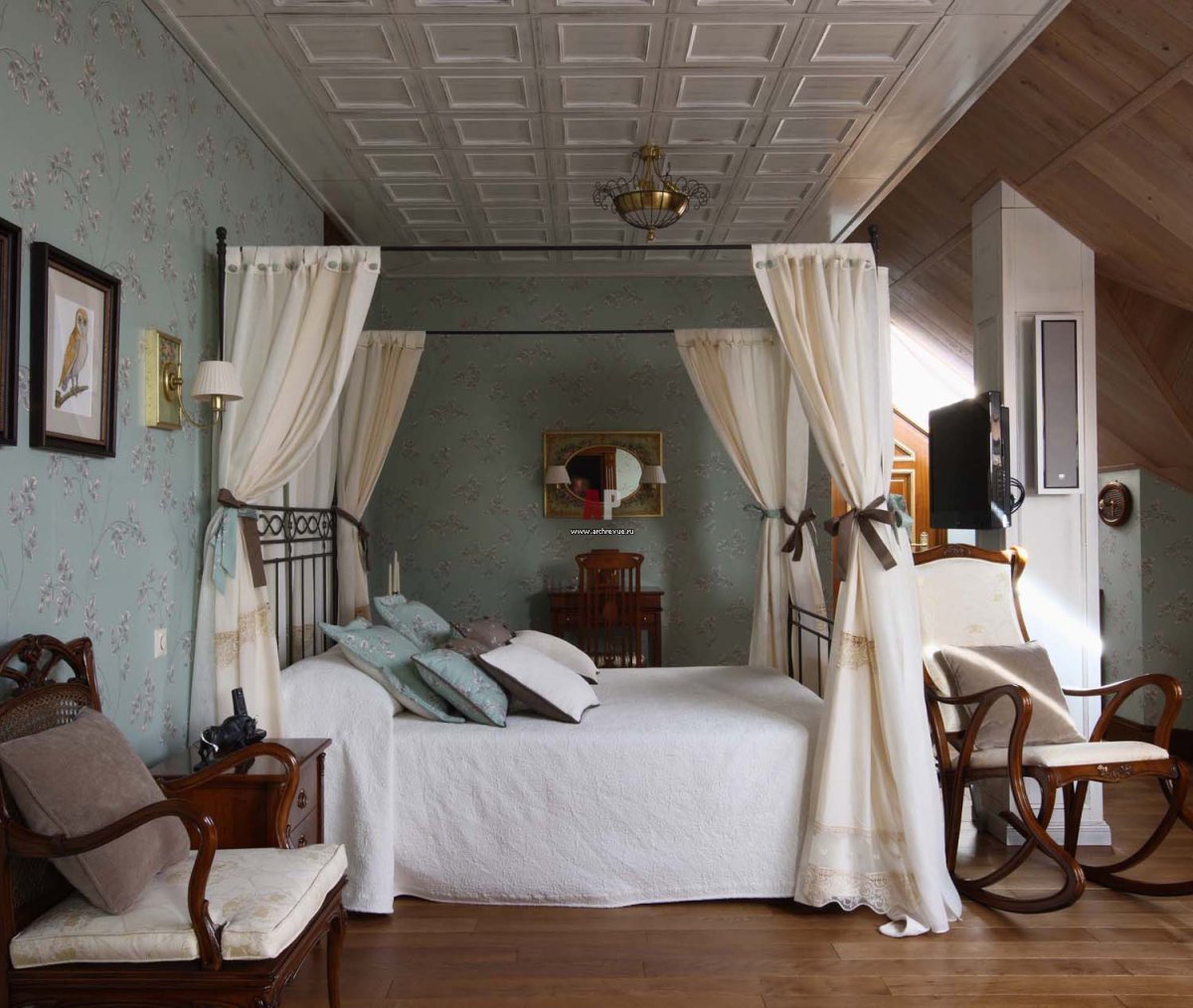 Спальня в американском стиле