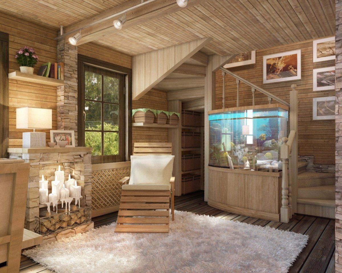 Отделка предбанника в бане