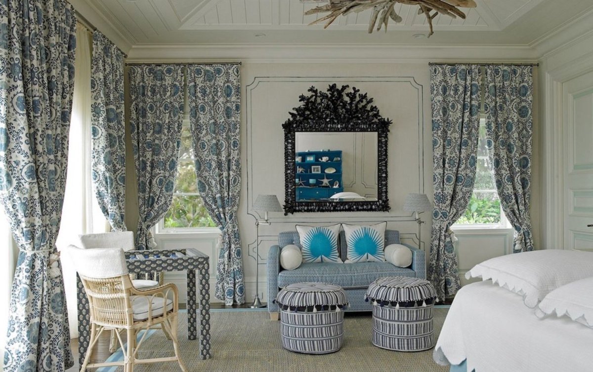Шторы в средиземноморском стиле