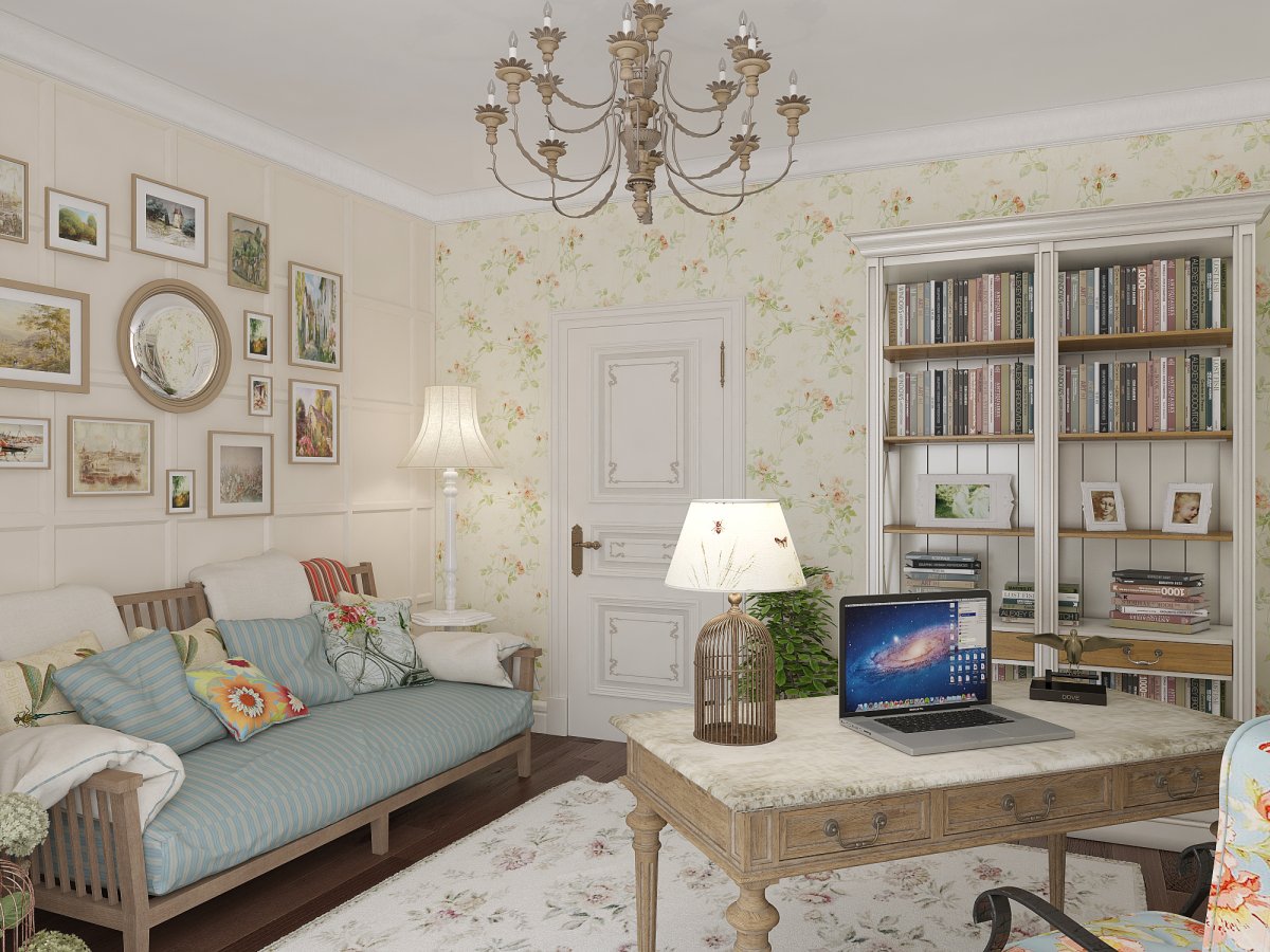 Современный Прованс в интерьере квартиры
