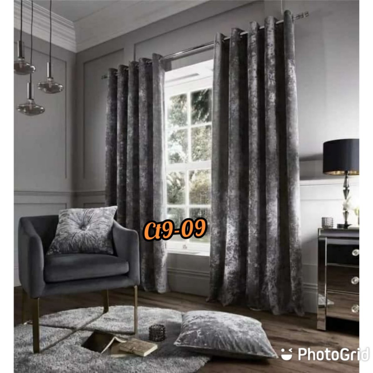 Серые шторы икеа велюр