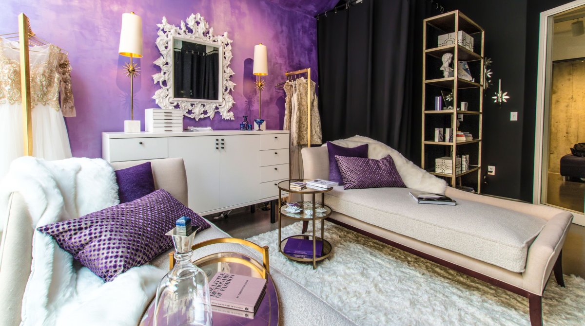 Комната в лавандовом стиле