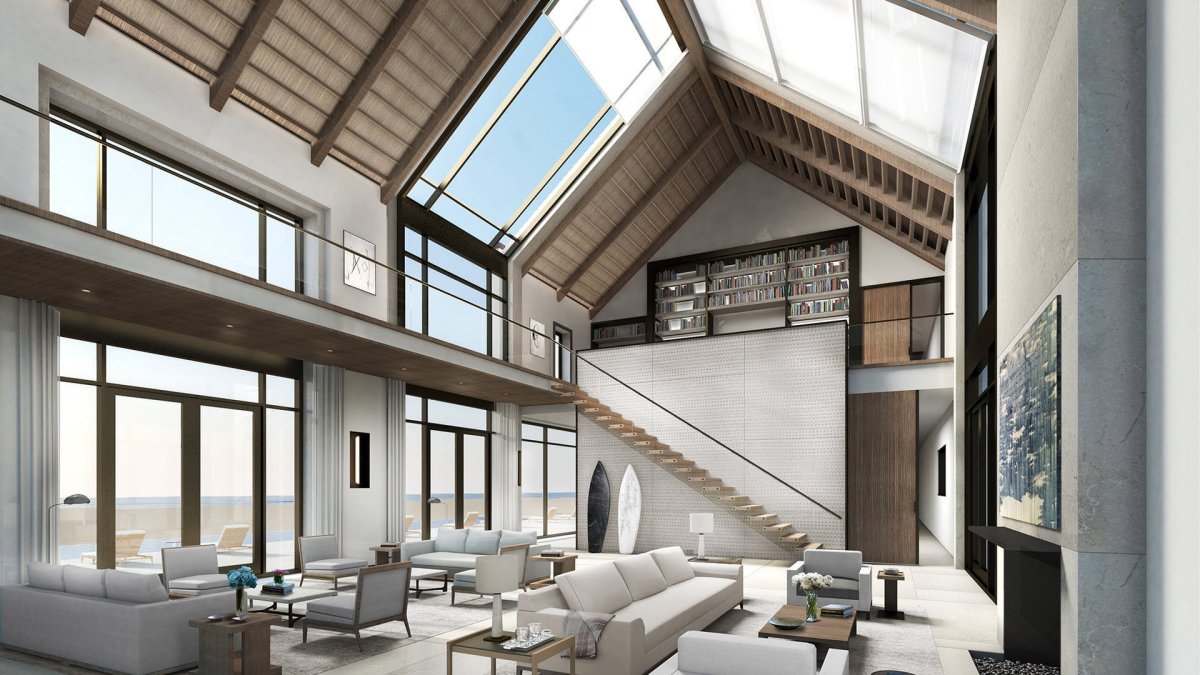 Интерьеры домов со вторым светом