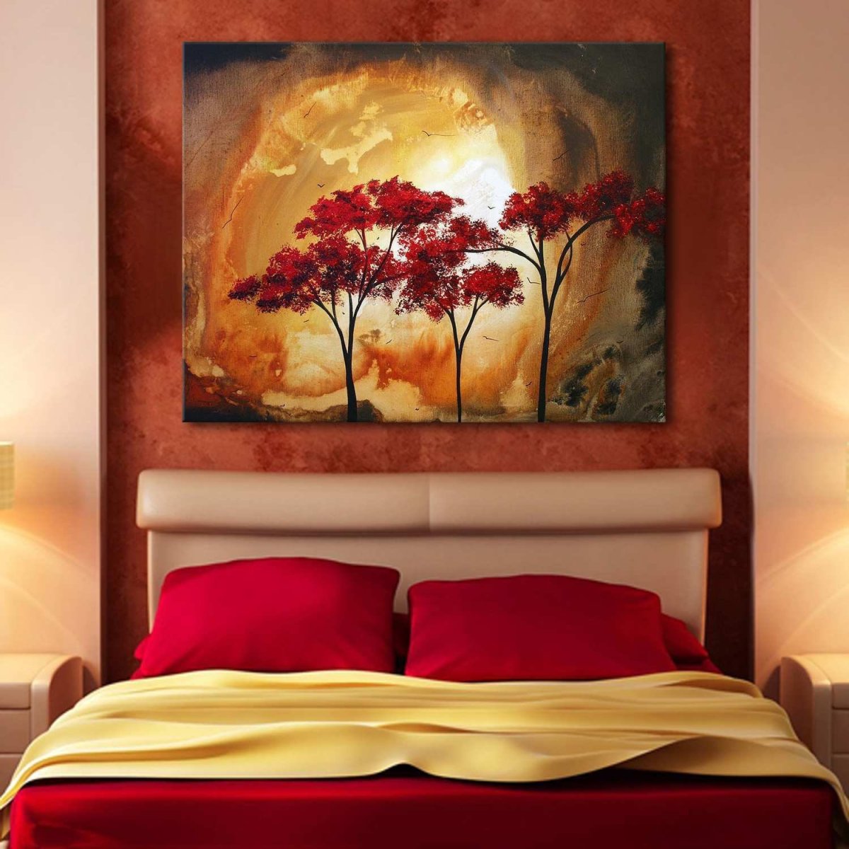 Картины в спальню над кроватью