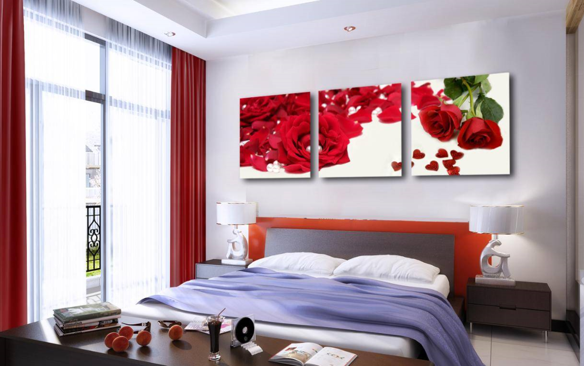 Картины в спальню над кроватью