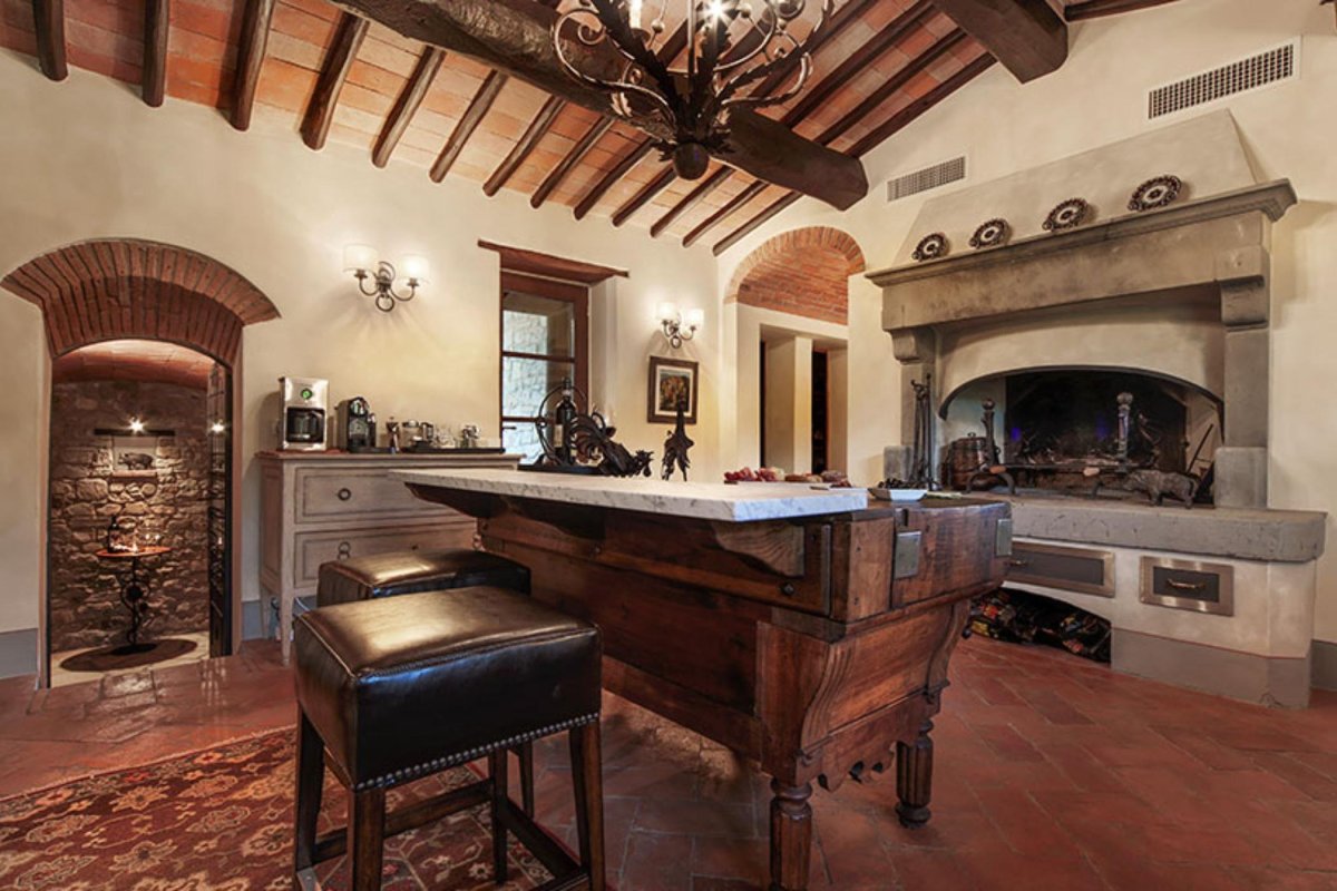 Вилла в Тоскане внутри