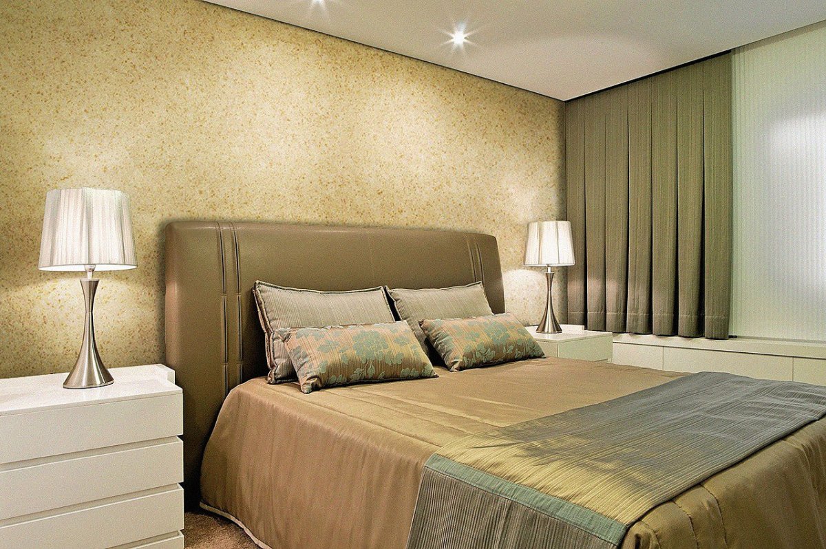 Интерьер желтая спальня в стиле Прованс