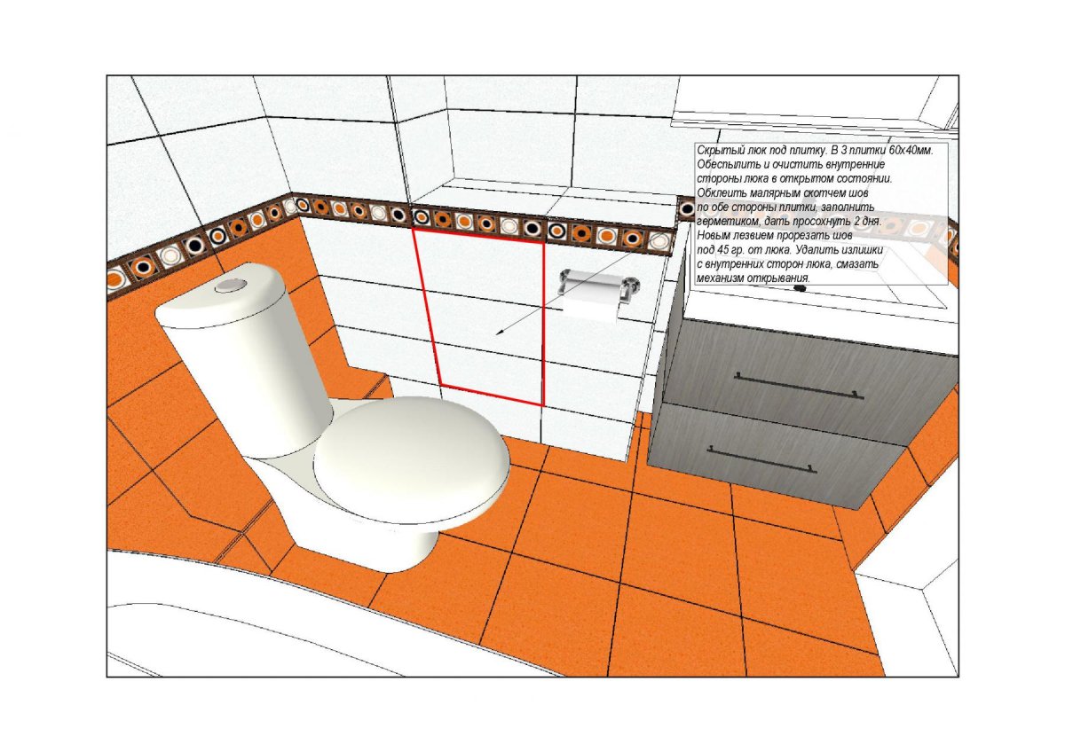 Неправильная раскладка плитки