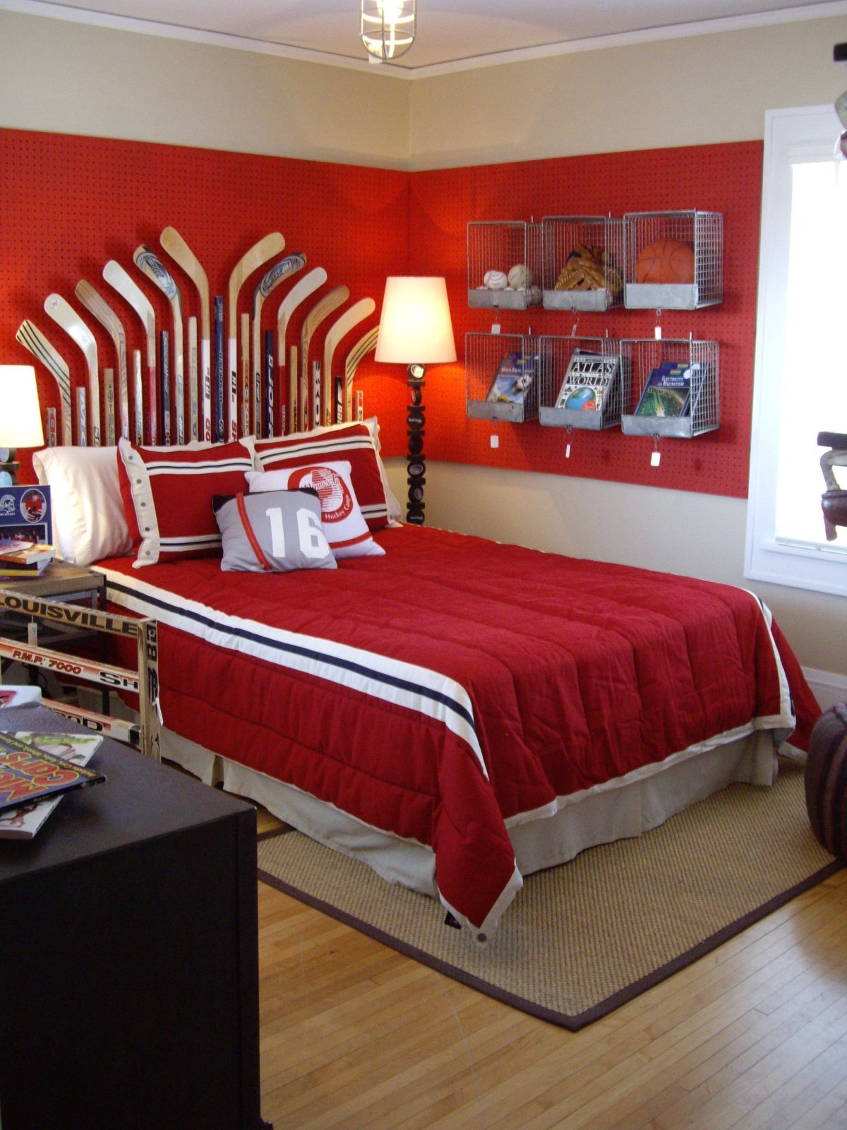 Детская комната в стиле хоккей