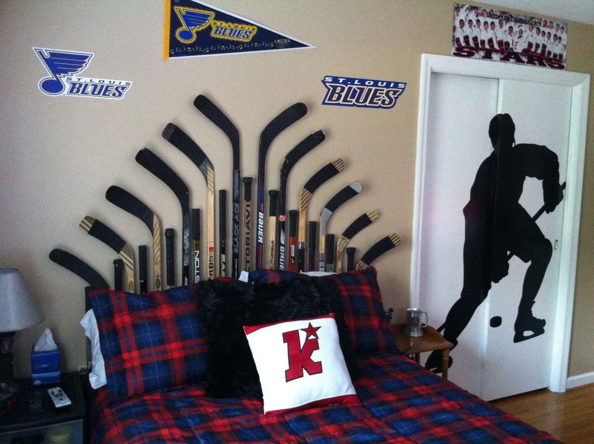 Комната в стиле хоккея