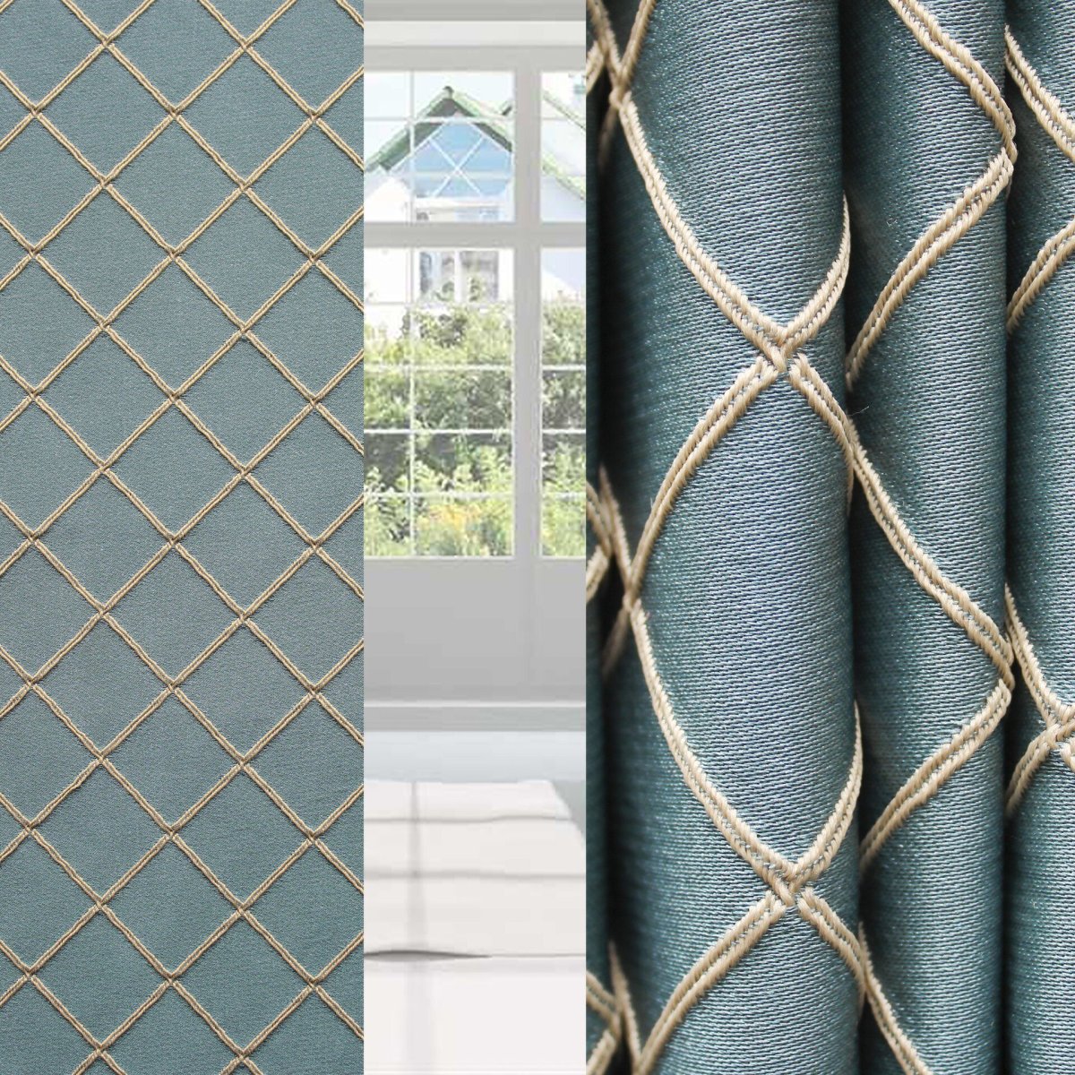 Ночные шторы ромбы