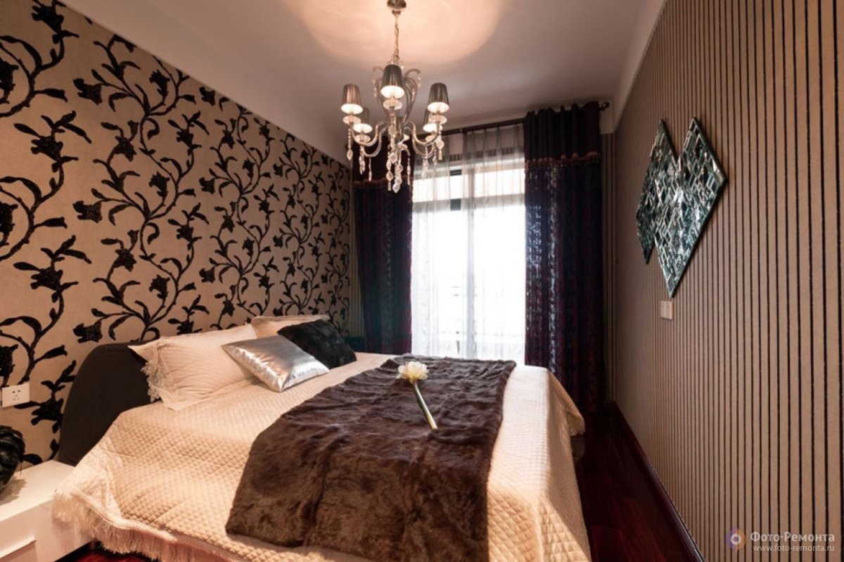 Спальня монохром