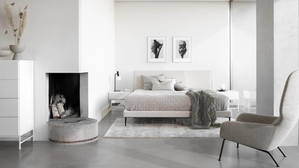 Спальня в пляжном стиле