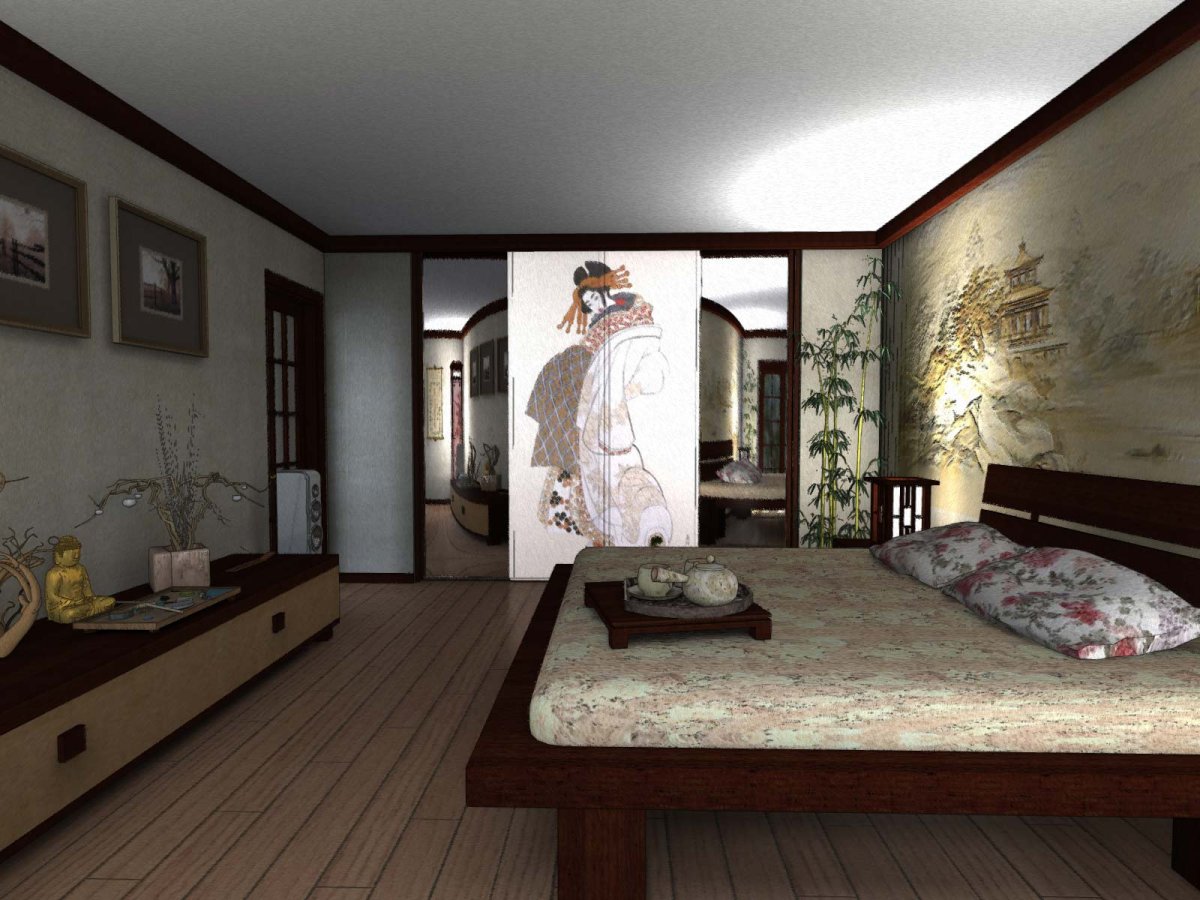 Уютная спальня в стиле Минимализм