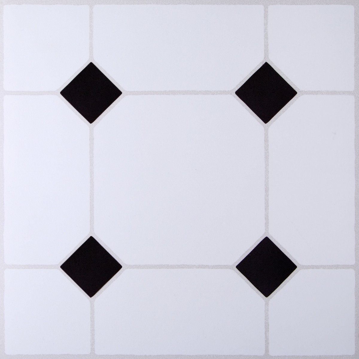 Октагон плитка черно белая 40х40