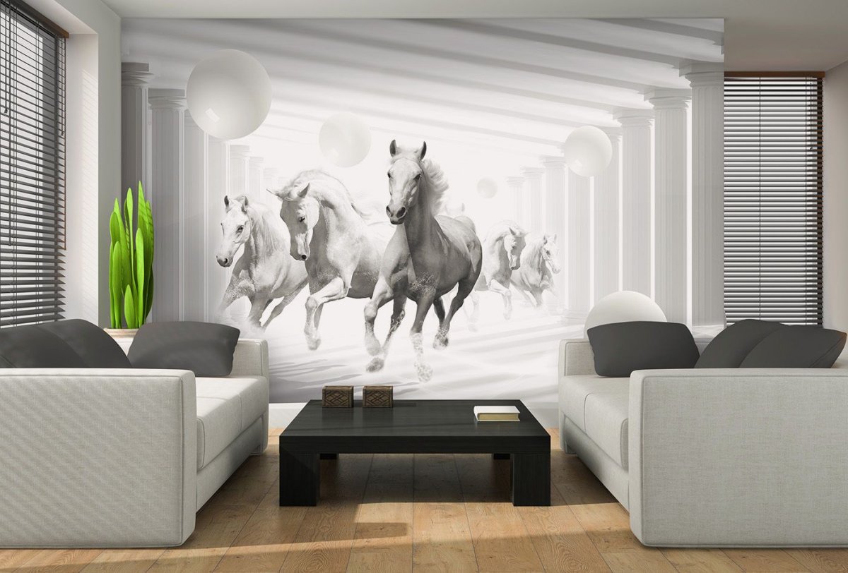 Лошади в интерьере