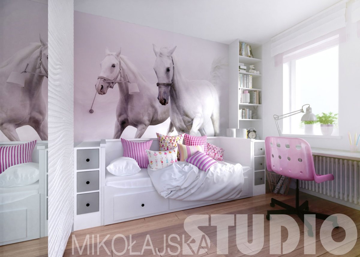 Детская комната лошадка