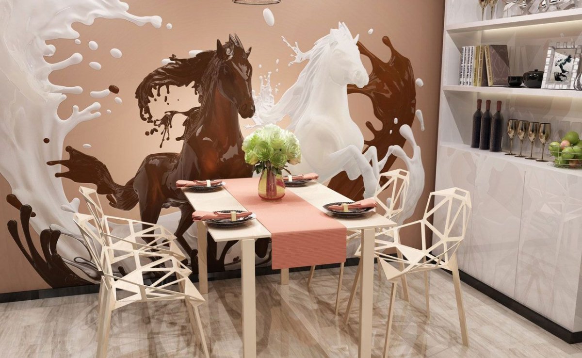 Оригинальные фотообои на кухню