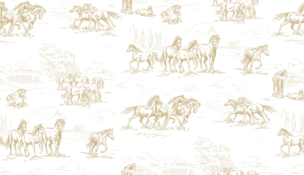 Детские обои лошадь