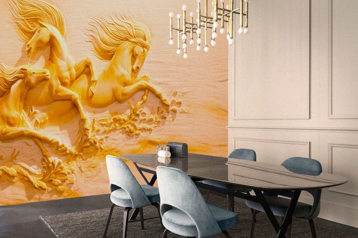 3д обои для стен на кухню