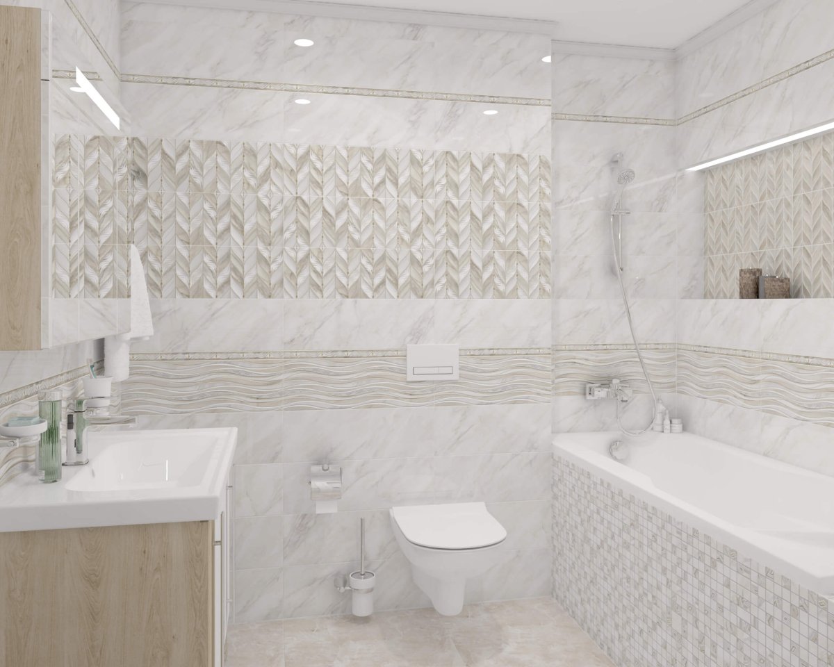 Dublin (Дублин) 249х500мм twu09dbl004 белая Alma Ceramica