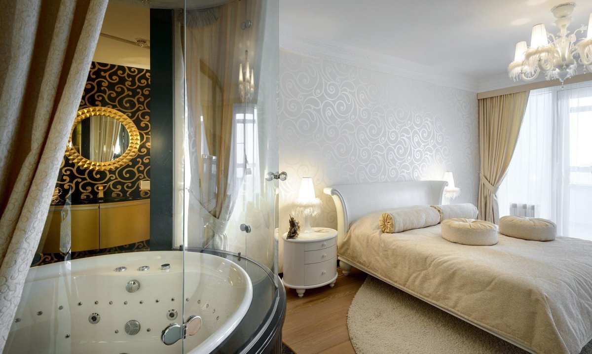 Душевая кабина Marble White 100x100