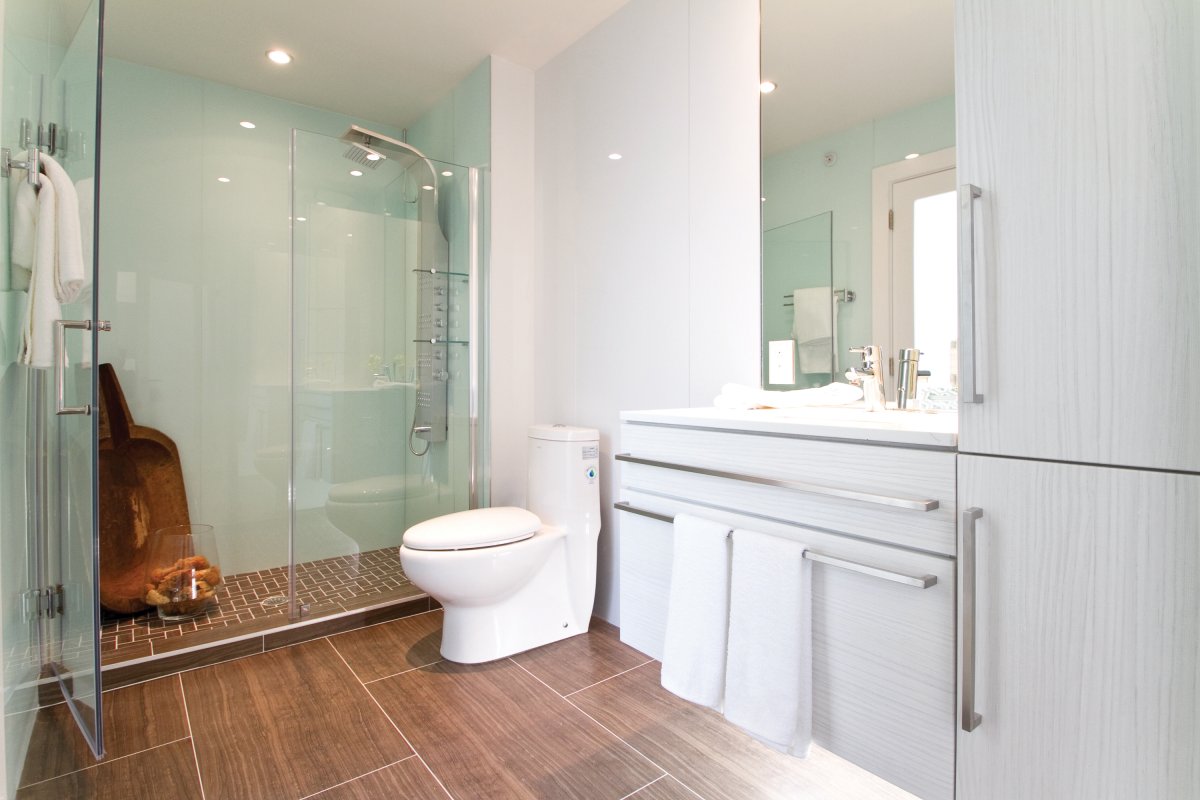 Душевые в скандинавском стиле