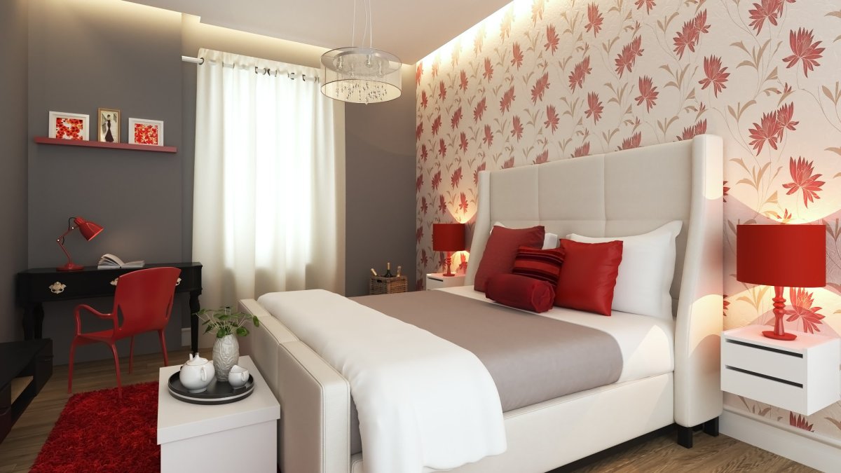 Обои для спальни в молодёжном стиле