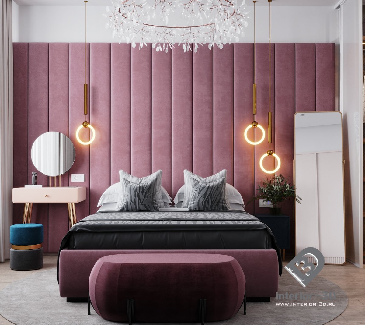 Дизайн проект спальни