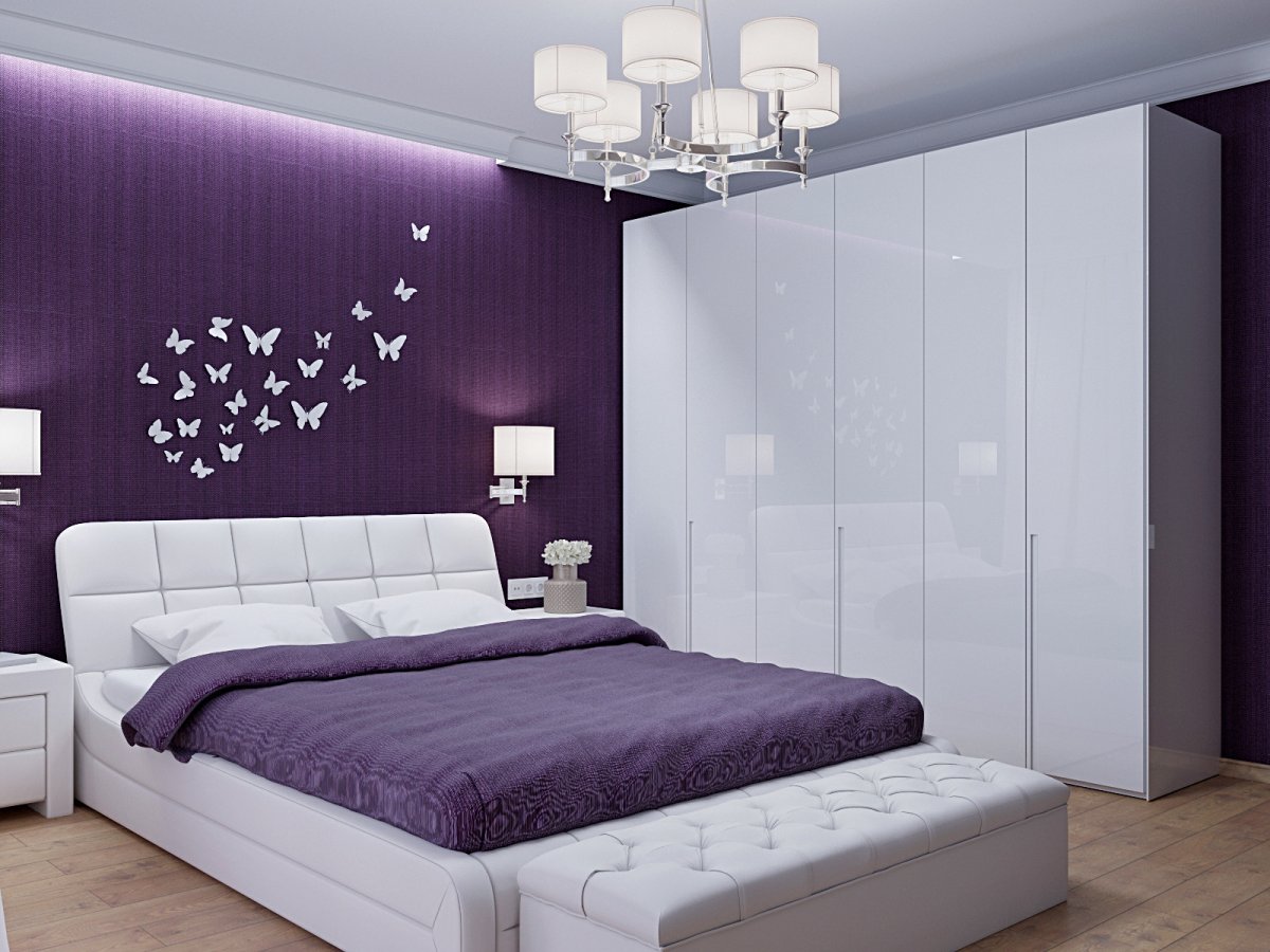 Оформление электрики в спальне