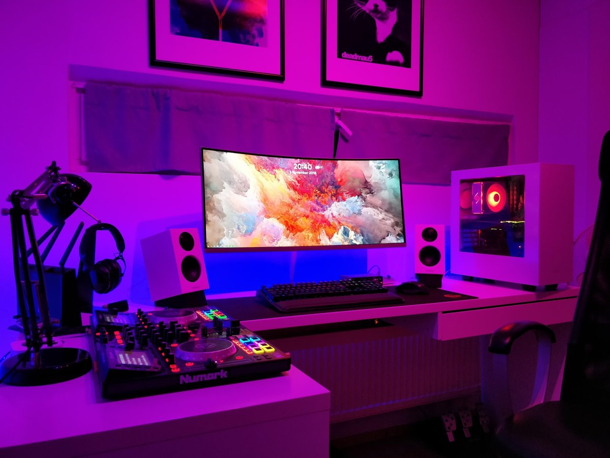 Игровая комната геймера