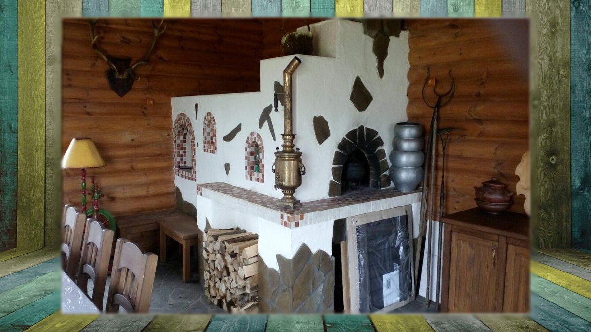Декорация 3д "русская изба"