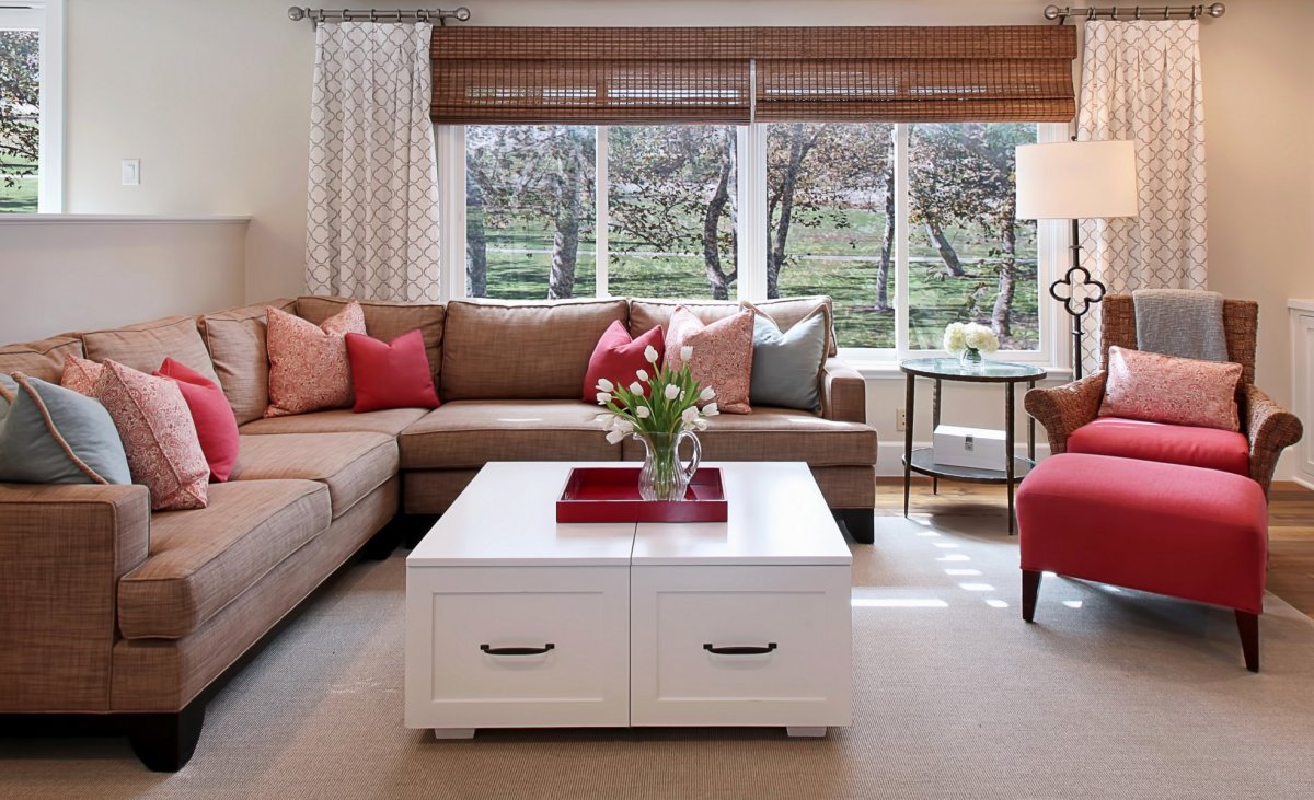 Угловой интерьер