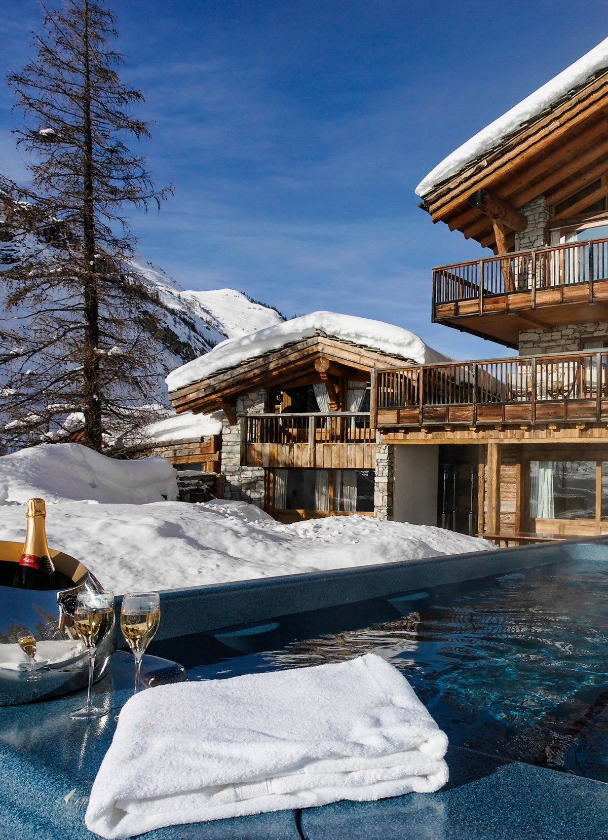 Стиль альпийского Шале фасад