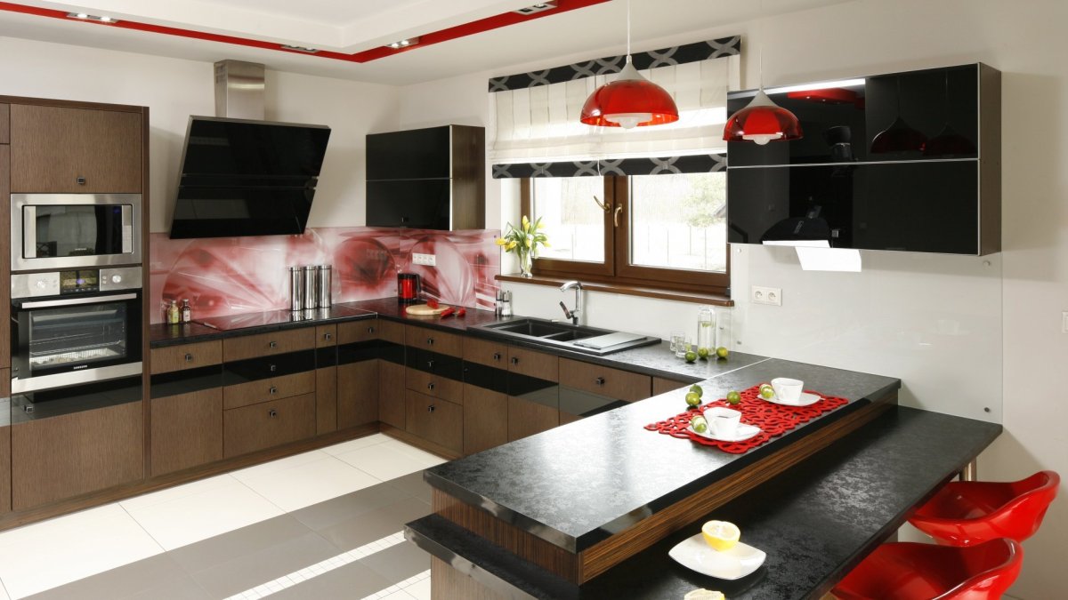 Кухня в два ряда