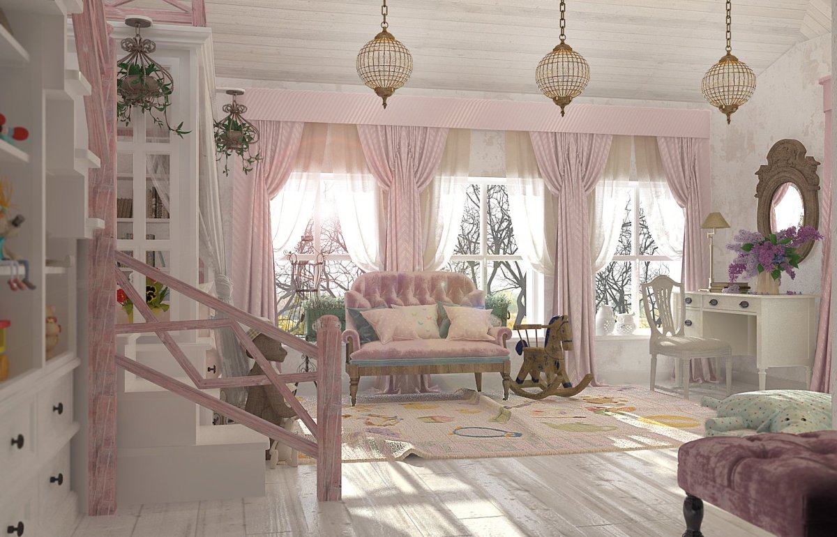 Скандинавский шебби Шик в интерьере