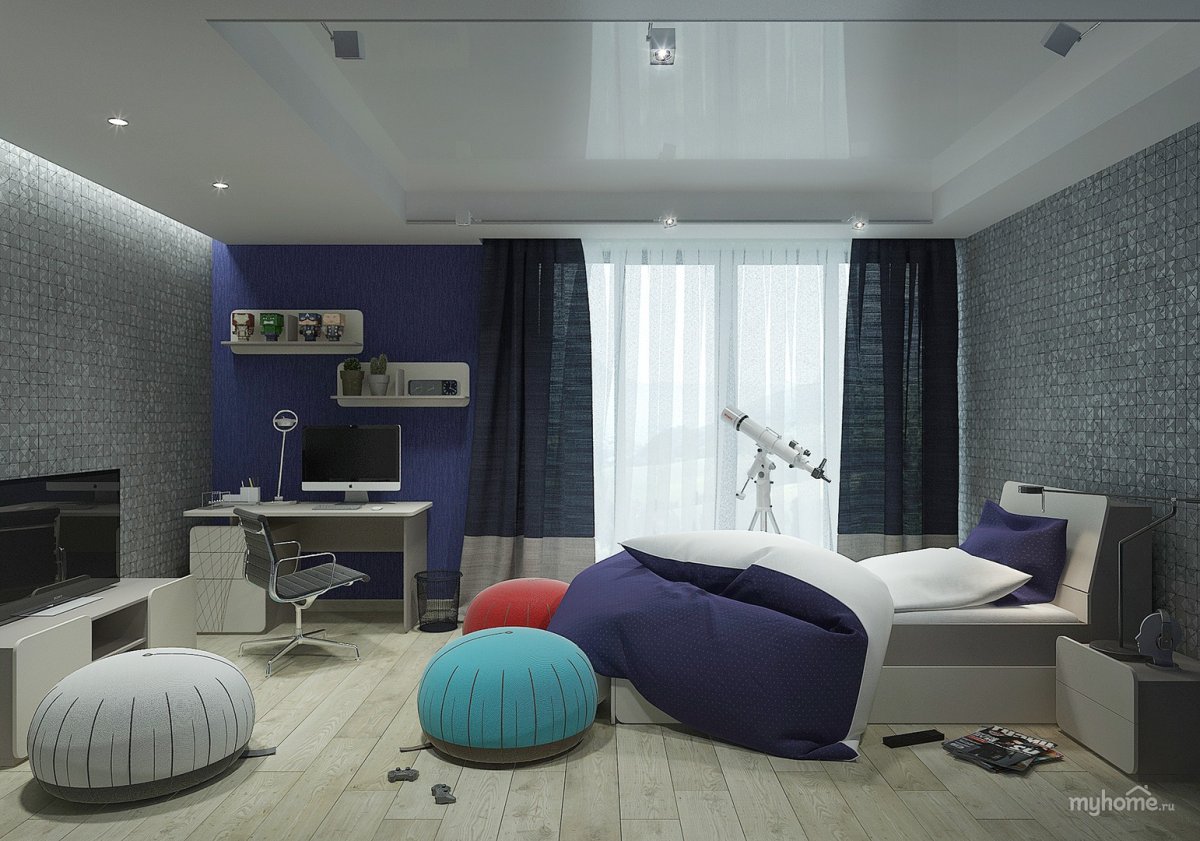 Комната для подростков мальчиков