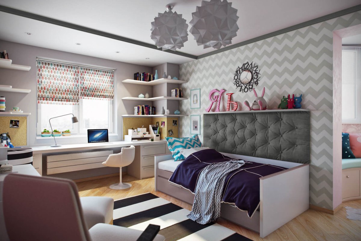 Модерн комнаты для подростков