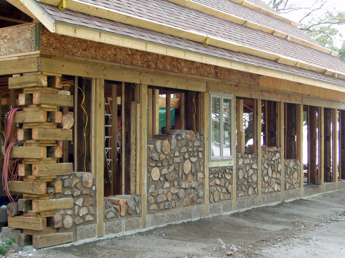 Баня Cordwood