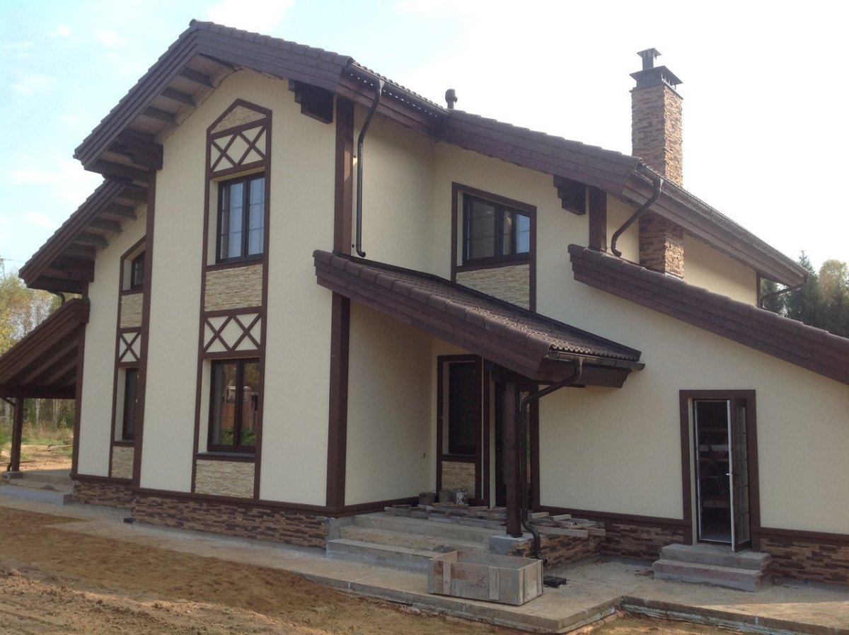 Фасады дачных домов