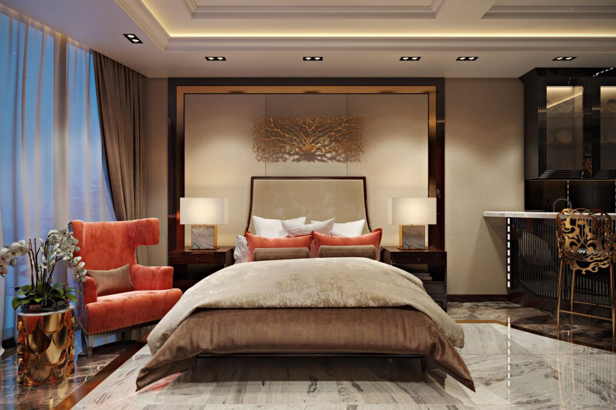 Визуализация спальни