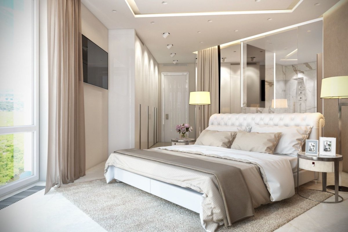 Отделка спальни