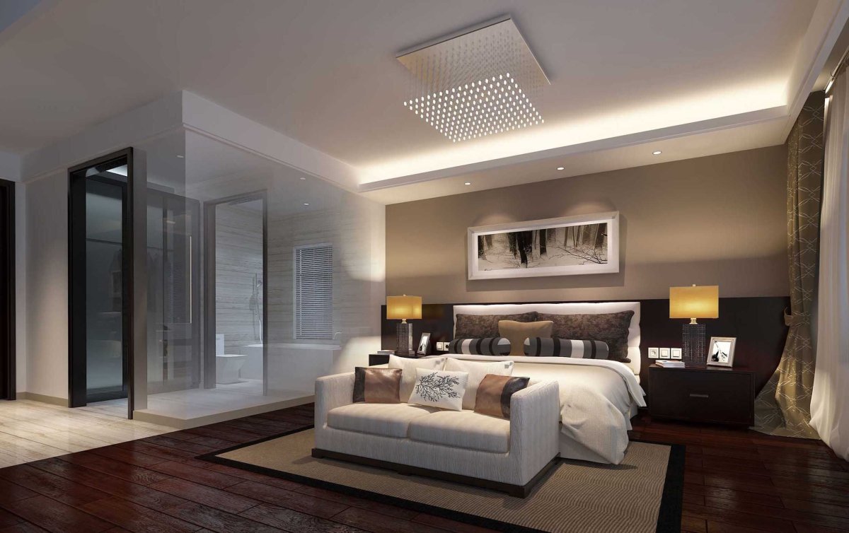 Спальная комната рендер