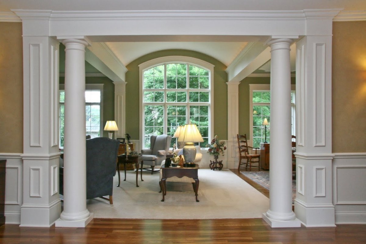 Колонны в интерьере