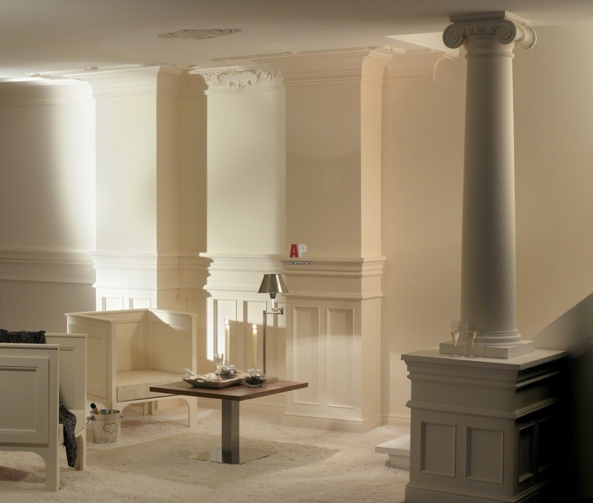 Колонны в интерьере