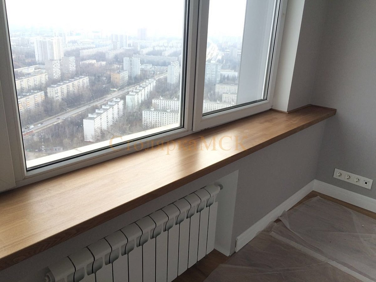 Деревянный подоконник столешница