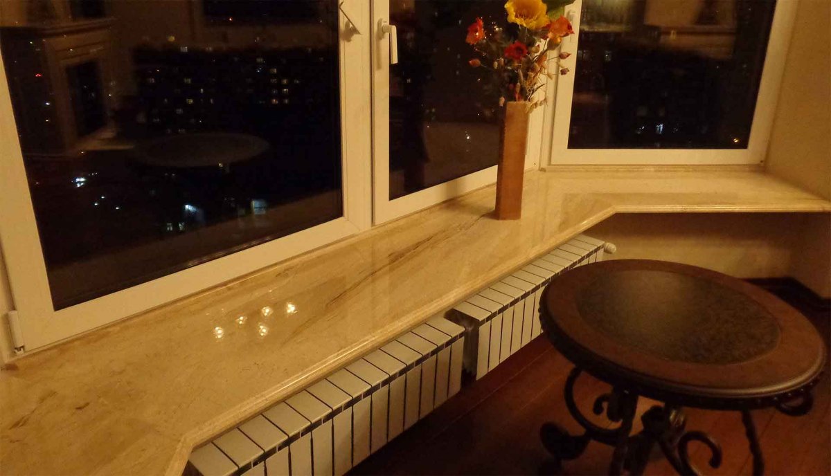 Гранитные подоконники частный дом