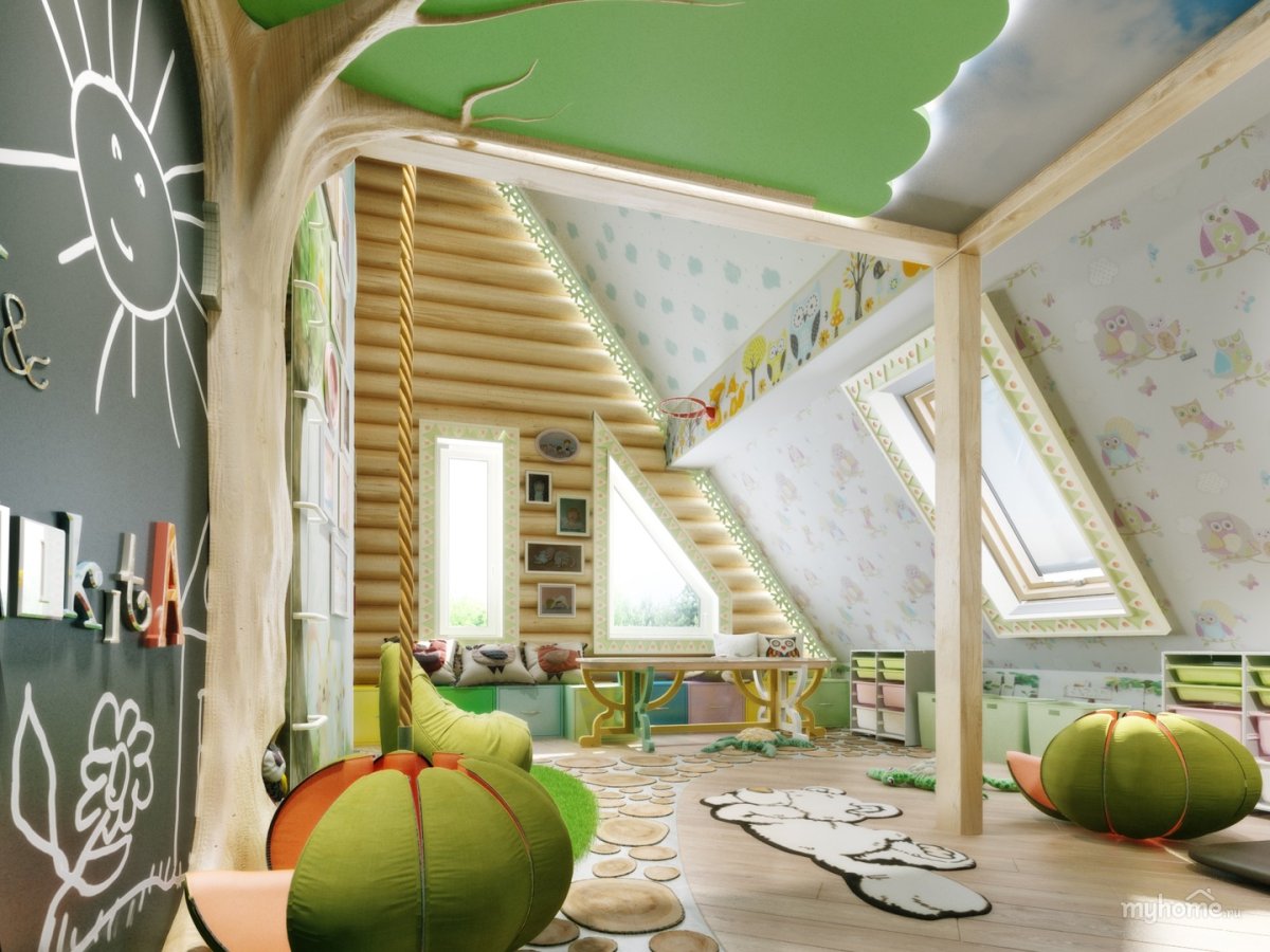 Интерьер комнаты для девочки в розовых тонах