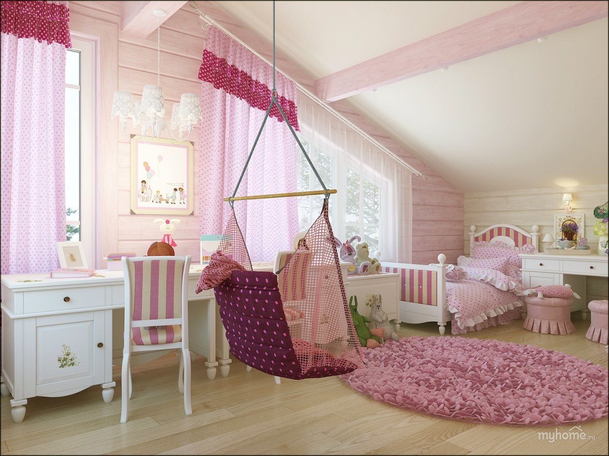 Детская в деревянном доме